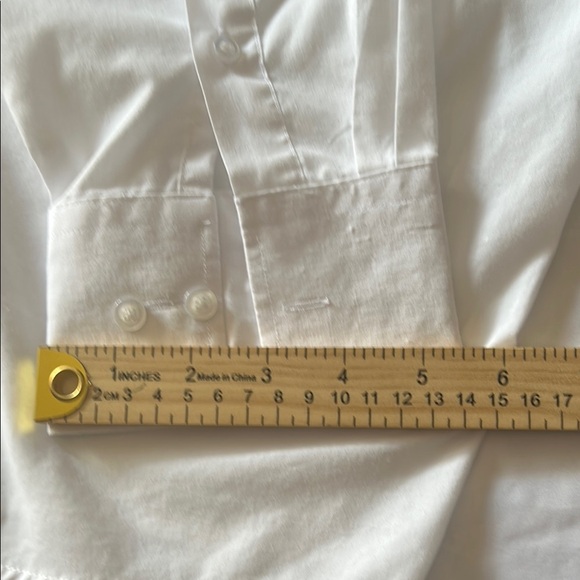 Classic White Men's Button Down Shirt - Picture 7 of 8